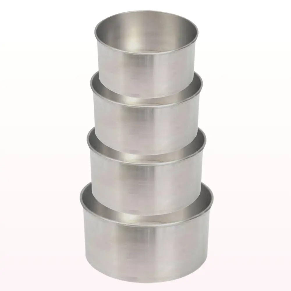 JOGO FORMA DE BOLO ALTA - 4 PÇS 